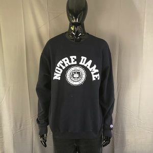 Champion Shirts - Champion Notre Dame Crewneck Sweatshirt Champion Shirts - Champion Notre Dame Crewneck Sweatshirt